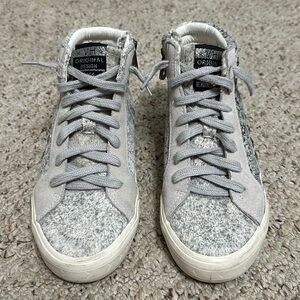 VINTAGE HAVANA Asmus Calf Hair Fur Star Sneakers